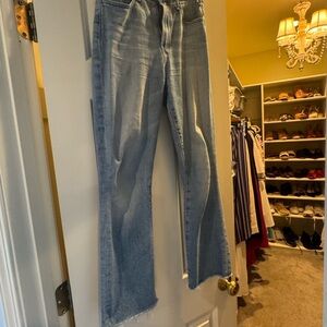 MOTHER Blue Flare & Wide Leg Jeans